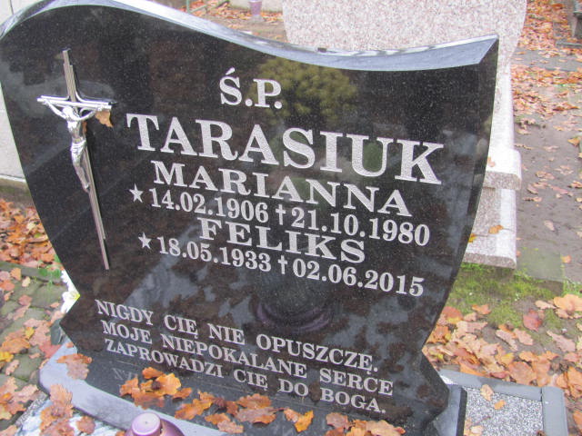 Feliks TARASIUK 1933 Słupsk - Grobonet - Wyszukiwarka osób pochowanych