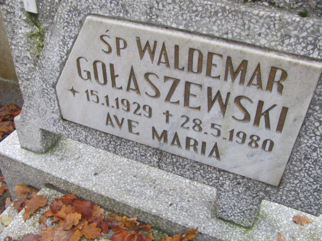 Waldemar GOŁASZEWSKI 1929 Słupsk - Grobonet - Wyszukiwarka osób pochowanych