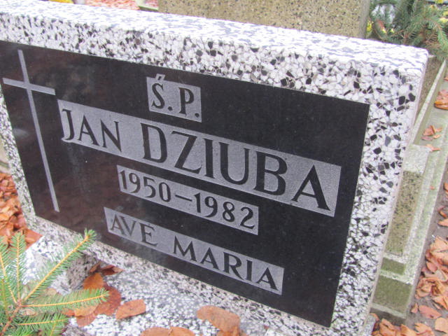 Jan DZIUBA 1950 Słupsk - Grobonet - Wyszukiwarka osób pochowanych