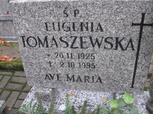 Eugenia TOMASZEWSKA 1925 Słupsk - Grobonet - Wyszukiwarka osób pochowanych