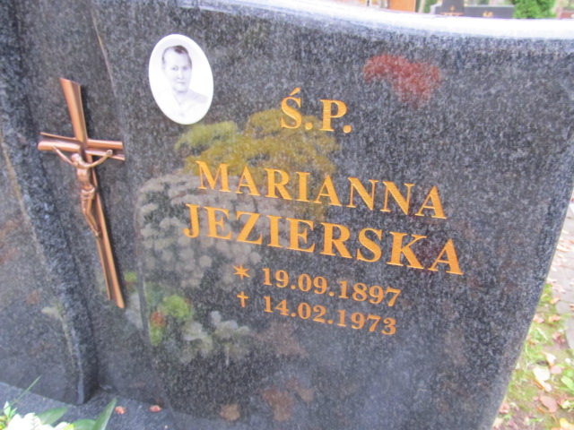 Marianna JEZIERSKA 1897 Słupsk - Grobonet - Wyszukiwarka osób pochowanych