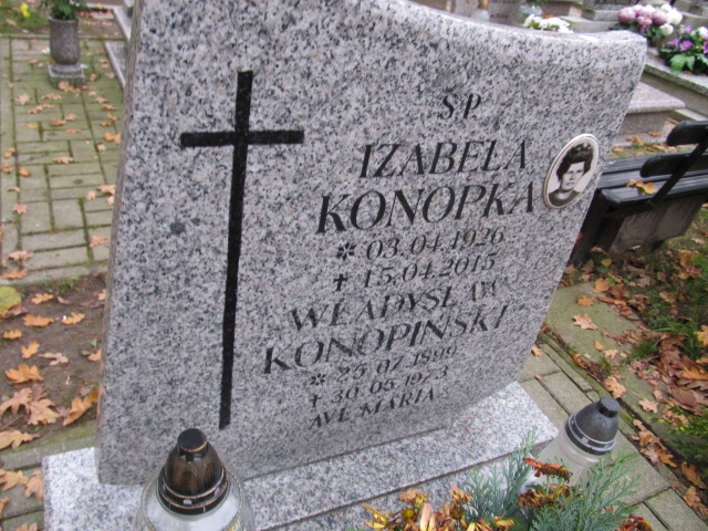 Izabela KONOPKA 1926 Słupsk - Grobonet - Wyszukiwarka osób pochowanych