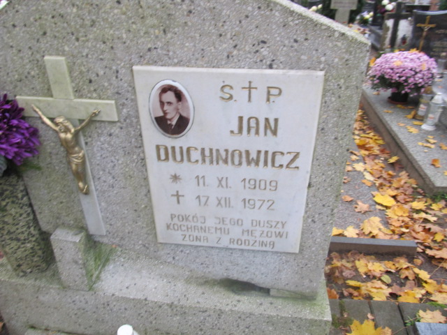 Jan DUCHNOWICZ 1909 Słupsk - Grobonet - Wyszukiwarka osób pochowanych