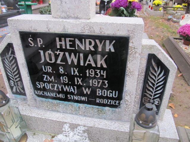 Henryk Jóźwiak 1934 Słupsk - Grobonet - Wyszukiwarka osób pochowanych