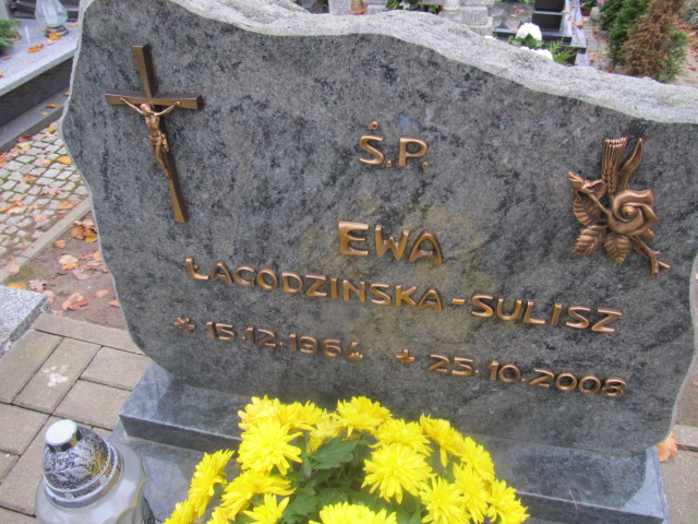 Ewa ŁAGODZIŃSKA SULISZ 1964 Słupsk - Grobonet - Wyszukiwarka osób pochowanych