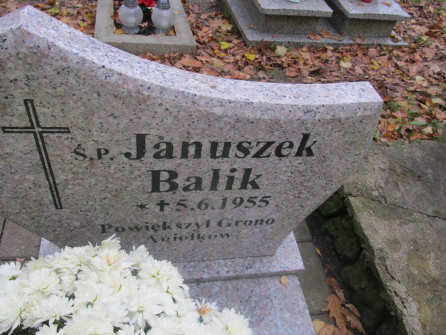 Janusz BALIK 1955 Słupsk - Grobonet - Wyszukiwarka osób pochowanych