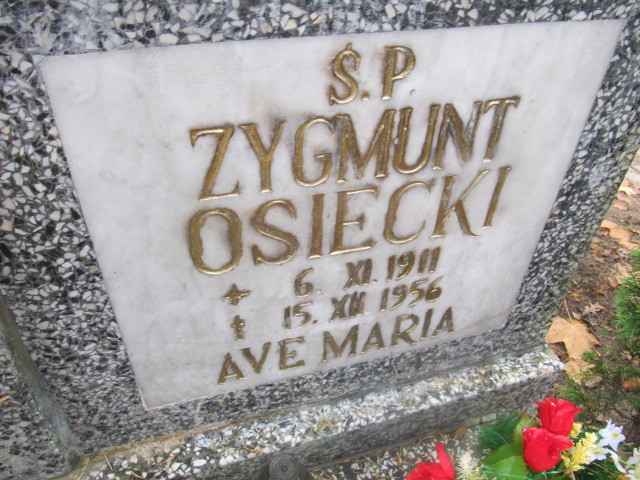 Zygmunt OSIECKI 1911 Słupsk - Grobonet - Wyszukiwarka osób pochowanych