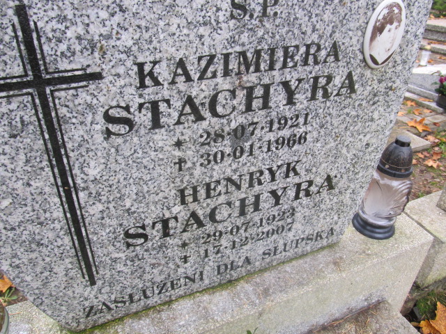 Henryk STACHYRA 1923 Słupsk - Grobonet - Wyszukiwarka osób pochowanych