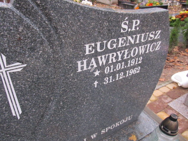 Eugeniusz HAWRYŁOWICZ 1912 Słupsk - Grobonet - Wyszukiwarka osób pochowanych