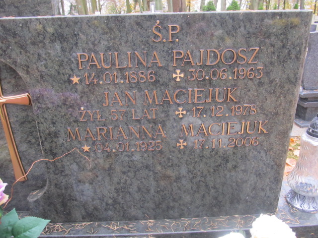 Jan MACIEJUK 1929 Słupsk - Grobonet - Wyszukiwarka osób pochowanych
