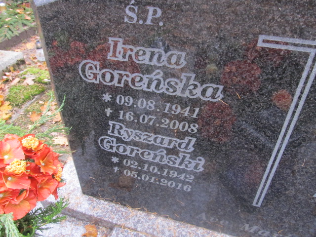 Ryszard GOREŃSKI 1942 Słupsk - Grobonet - Wyszukiwarka osób pochowanych