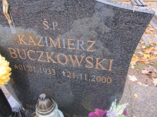 Kazimierz BUCZKOWSKI 1933 Słupsk - Grobonet - Wyszukiwarka osób pochowanych