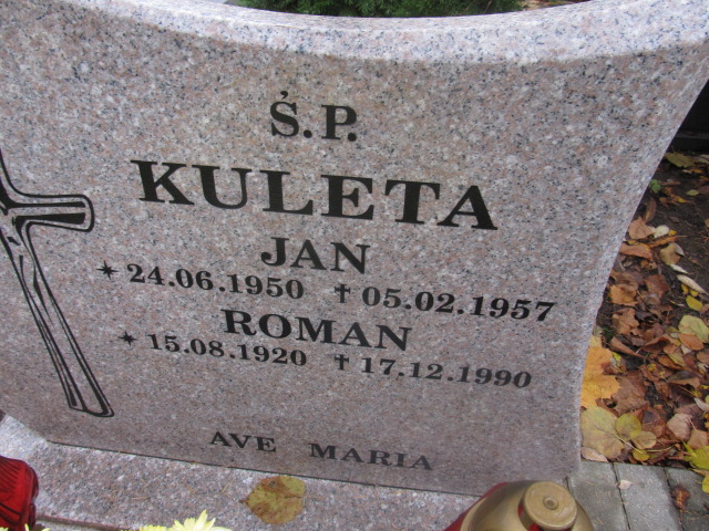 Roman KULETA 1920 Słupsk - Grobonet - Wyszukiwarka osób pochowanych