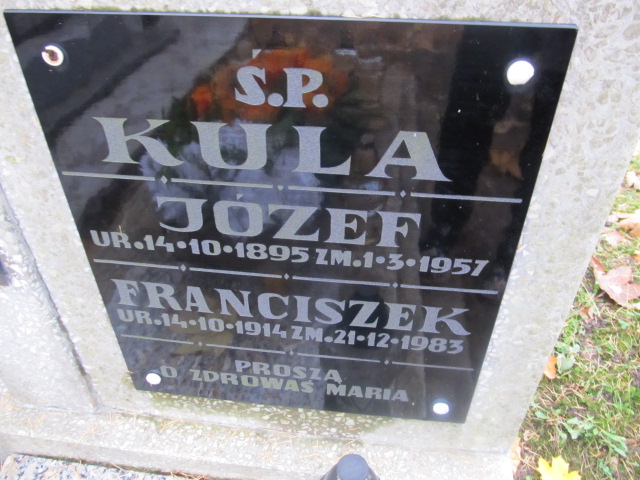 Franciszek KULA 1914 Słupsk - Grobonet - Wyszukiwarka osób pochowanych