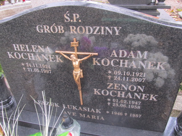 Helena KOCHANEK 1924 Słupsk - Grobonet - Wyszukiwarka osób pochowanych