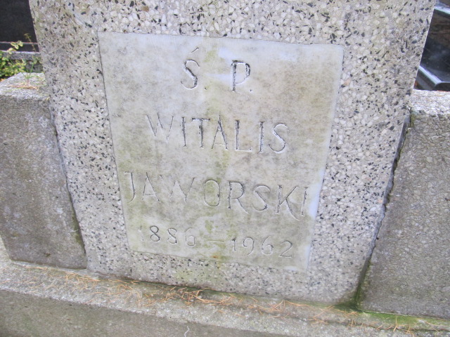 Witalis JAWORSKI 1886 Słupsk - Grobonet - Wyszukiwarka osób pochowanych