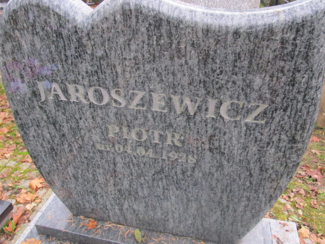 Piotr JAROSZEWICZ 1929 Słupsk - Grobonet - Wyszukiwarka osób pochowanych