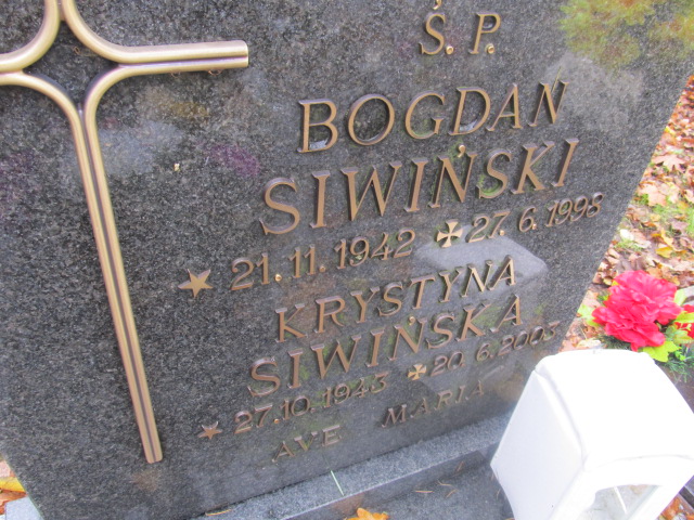 Bogdan SIWIŃSKI 1942 Słupsk - Grobonet - Wyszukiwarka osób pochowanych