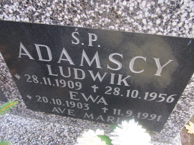 Ludwik Adamski 1909 Słupsk - Grobonet - Wyszukiwarka osób pochowanych