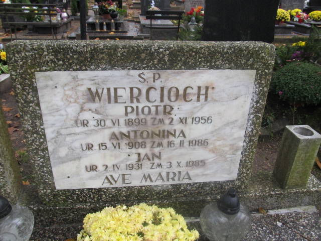 Jan WIERCIOCH 1931 Słupsk - Grobonet - Wyszukiwarka osób pochowanych