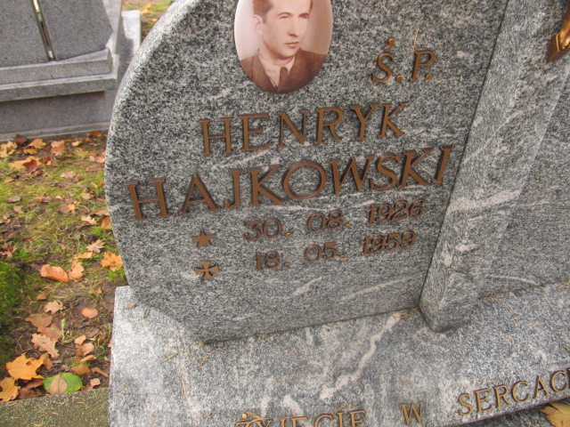 Henryk HAJKOWSKI 1926 Słupsk - Grobonet - Wyszukiwarka osób pochowanych