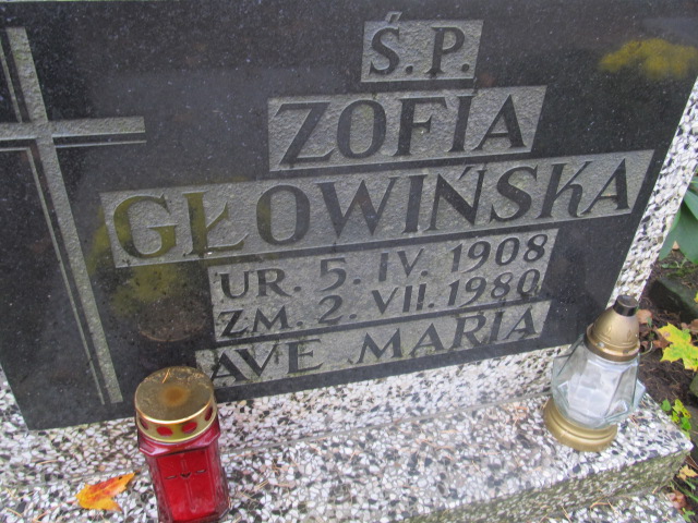 Zofia GŁOWIŃSKA 1908 Słupsk - Grobonet - Wyszukiwarka osób pochowanych