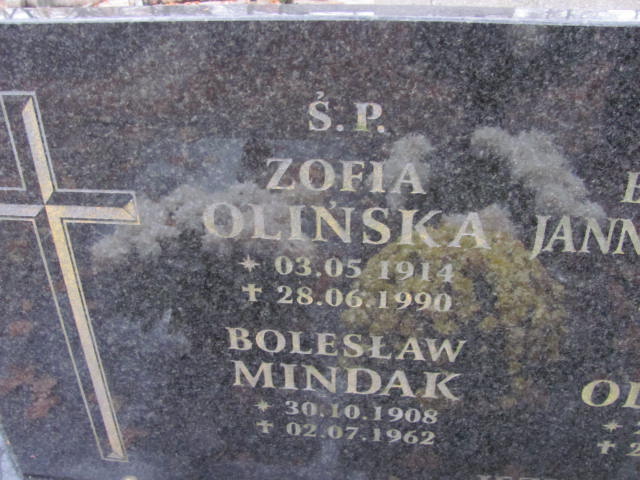 Bolesław MINDAK 1908 Słupsk - Grobonet - Wyszukiwarka osób pochowanych