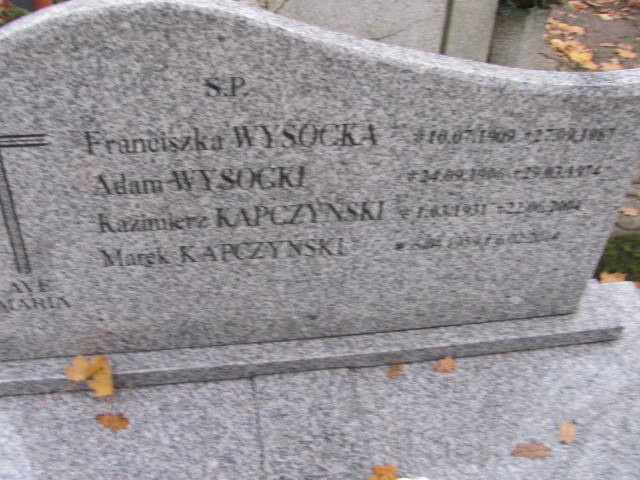 Bernard WYSOCKI 1944 Słupsk - Grobonet - Wyszukiwarka osób pochowanych