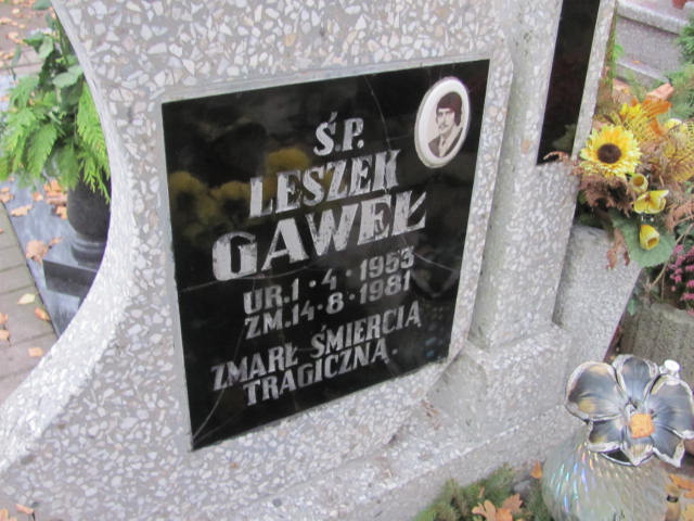 Leszek GAWEŁ 1953 Słupsk - Grobonet - Wyszukiwarka osób pochowanych