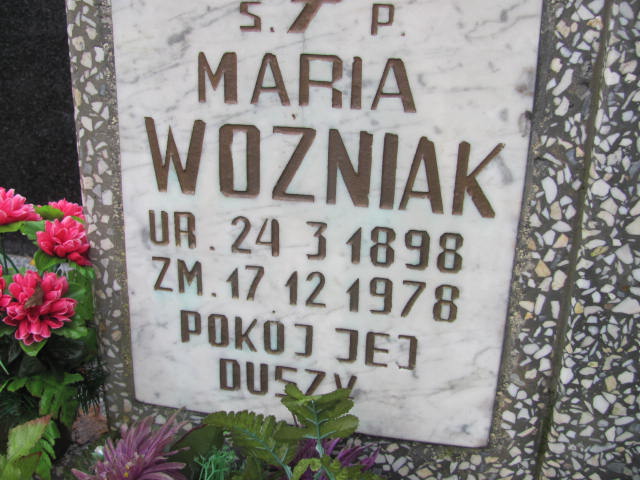 Maria WOŹNIAK 1898 Słupsk - Grobonet - Wyszukiwarka osób pochowanych