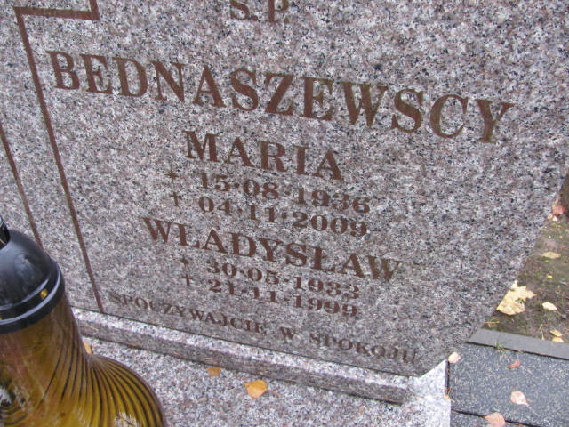 Władysław BEDNASZEWSKI 1933 Słupsk - Grobonet - Wyszukiwarka osób pochowanych