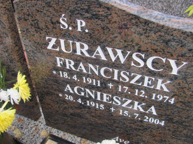 Franciszek ŻURAWSKI 1911 Słupsk - Grobonet - Wyszukiwarka osób pochowanych