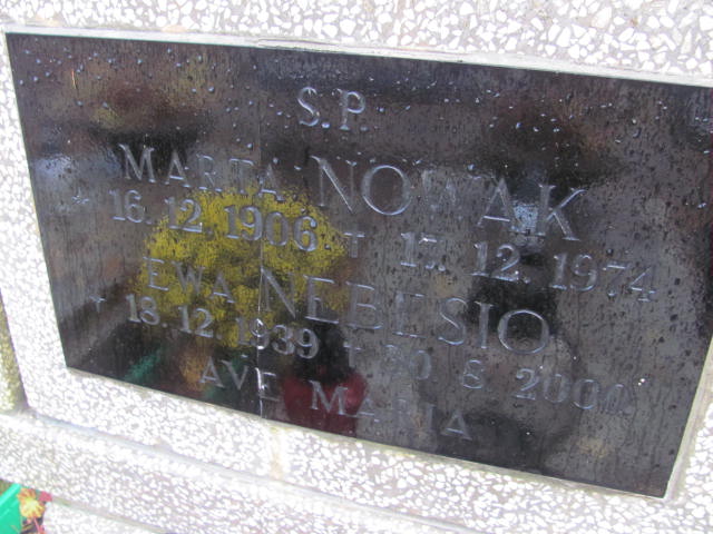 Marta NOWAK 1906 Słupsk - Grobonet - Wyszukiwarka osób pochowanych