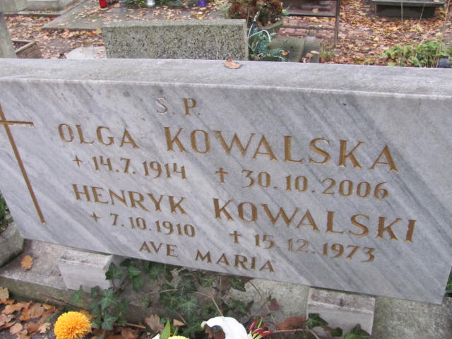 Henryk Kowalski 1910 Słupsk - Grobonet - Wyszukiwarka osób pochowanych