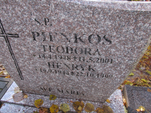 Henryk PIENKOS 1944 Słupsk - Grobonet - Wyszukiwarka osób pochowanych