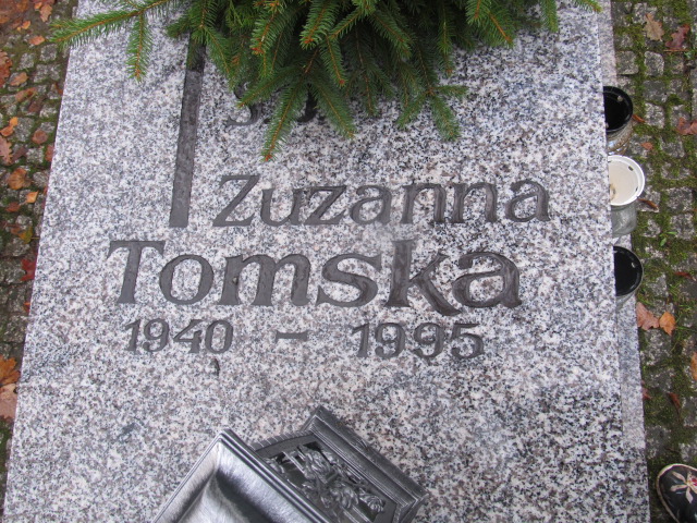 Zuzanna Tomska 1940 Słupsk - Grobonet - Wyszukiwarka osób pochowanych