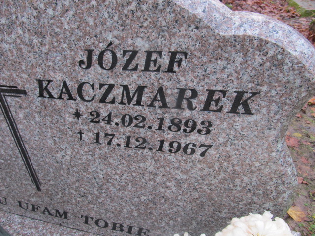 Józef KACZMAREK 1893 Słupsk - Grobonet - Wyszukiwarka osób pochowanych