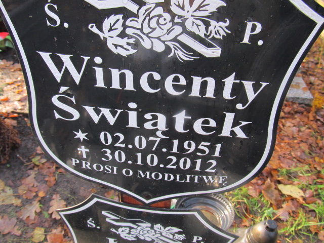 Łucja ŚWIĄTEK 1924 Słupsk - Grobonet - Wyszukiwarka osób pochowanych