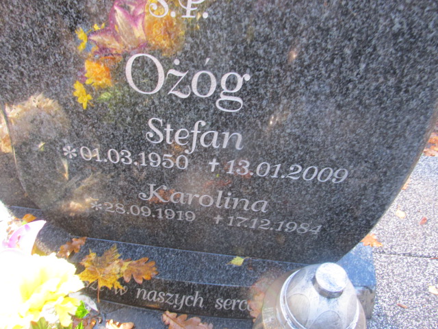 Karolina OŻÓG 1919 Słupsk - Grobonet - Wyszukiwarka osób pochowanych