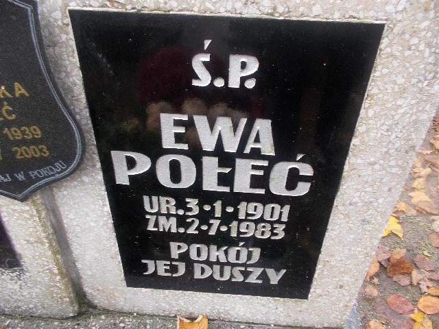 Ewa POŁEĆ 1901 Słupsk - Grobonet - Wyszukiwarka osób pochowanych