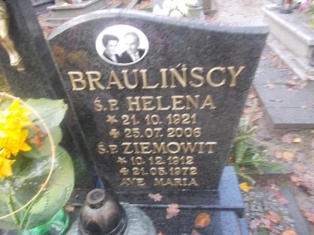 Ziemowit BRAULIŃSKI 1910 Słupsk - Grobonet - Wyszukiwarka osób pochowanych