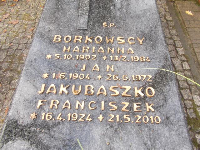 Franciszek JAKUBASZKO 1924 Słupsk - Grobonet - Wyszukiwarka osób pochowanych
