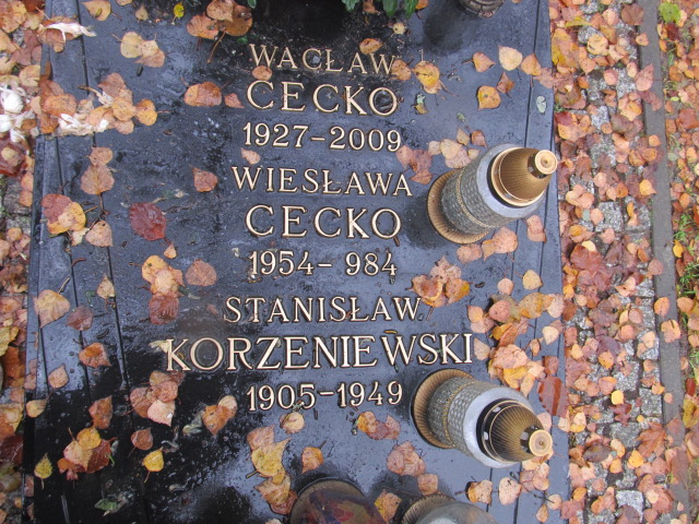 Wiesława CECKO 1954 Słupsk - Grobonet - Wyszukiwarka osób pochowanych