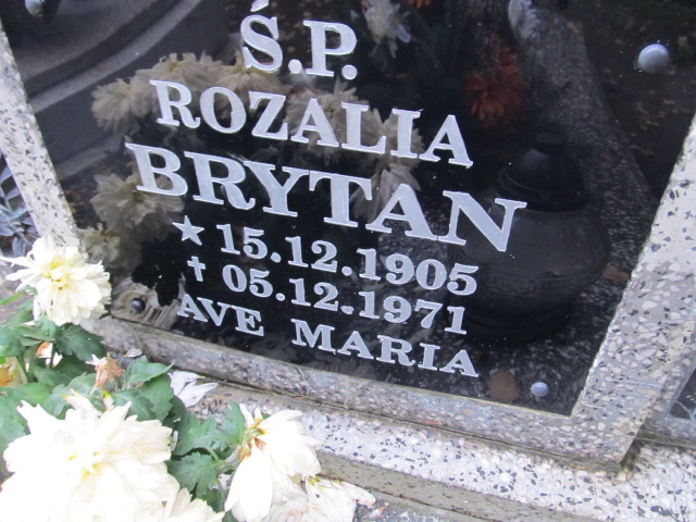 Rozalia BRYTAN 1905 Słupsk - Grobonet - Wyszukiwarka osób pochowanych