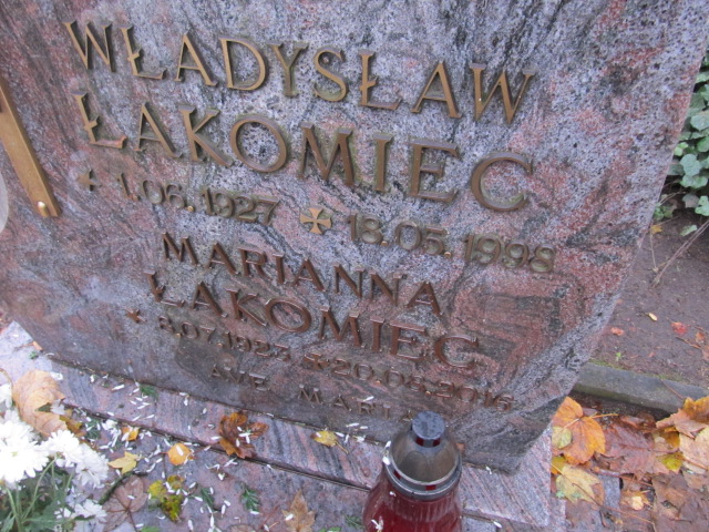 Władysław ŁAKOMIEC 1927 Słupsk - Grobonet - Wyszukiwarka osób pochowanych