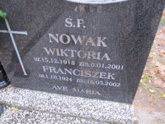 Wiktoria NOWAK 1918 Słupsk - Grobonet - Wyszukiwarka osób pochowanych