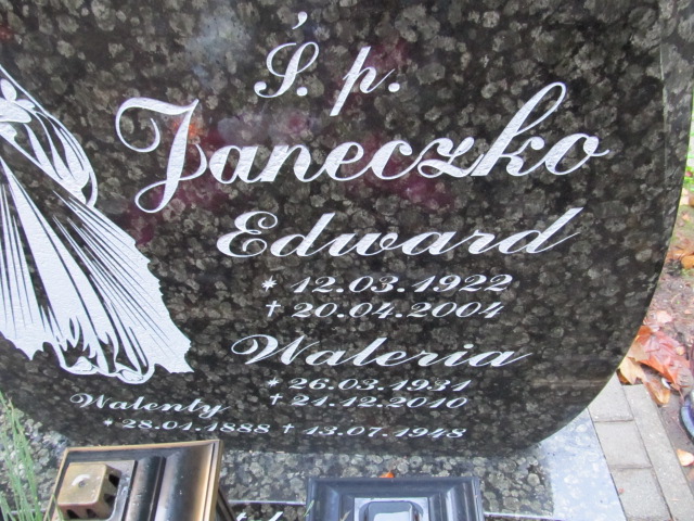 Waleria JANECZKO 1931 Słupsk - Grobonet - Wyszukiwarka osób pochowanych