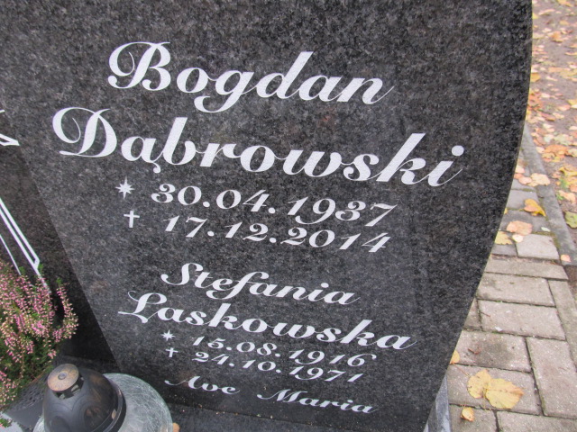 Bogdan DĄBROWSKI 1937 Słupsk - Grobonet - Wyszukiwarka osób pochowanych