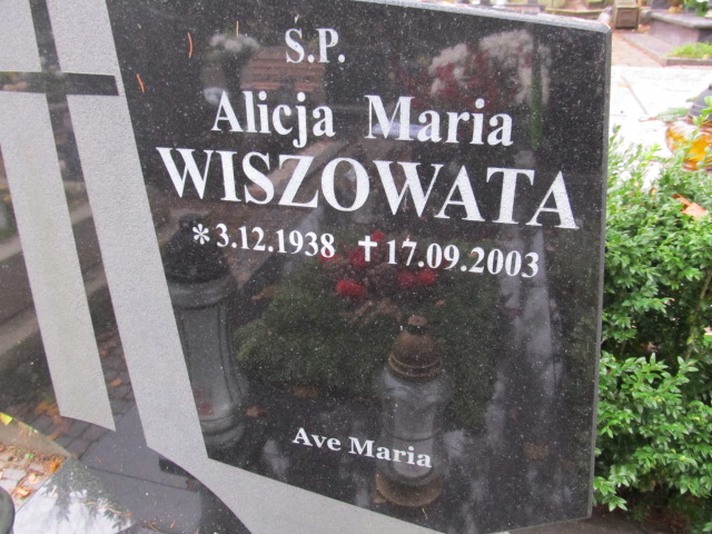 Alicja Maria WISZOWATA 1938 Słupsk - Grobonet - Wyszukiwarka osób pochowanych