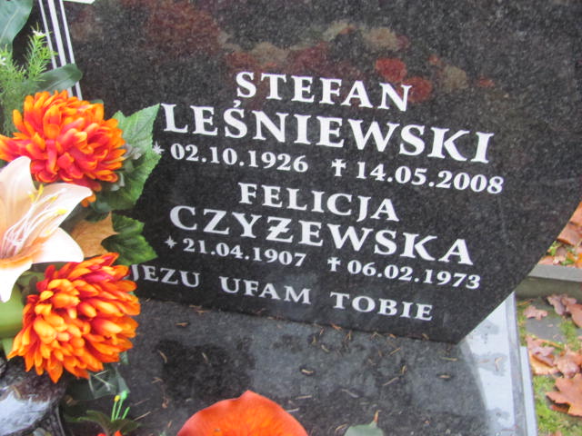 Stefan LEŚNIEWSKI 1926 Słupsk - Grobonet - Wyszukiwarka osób pochowanych